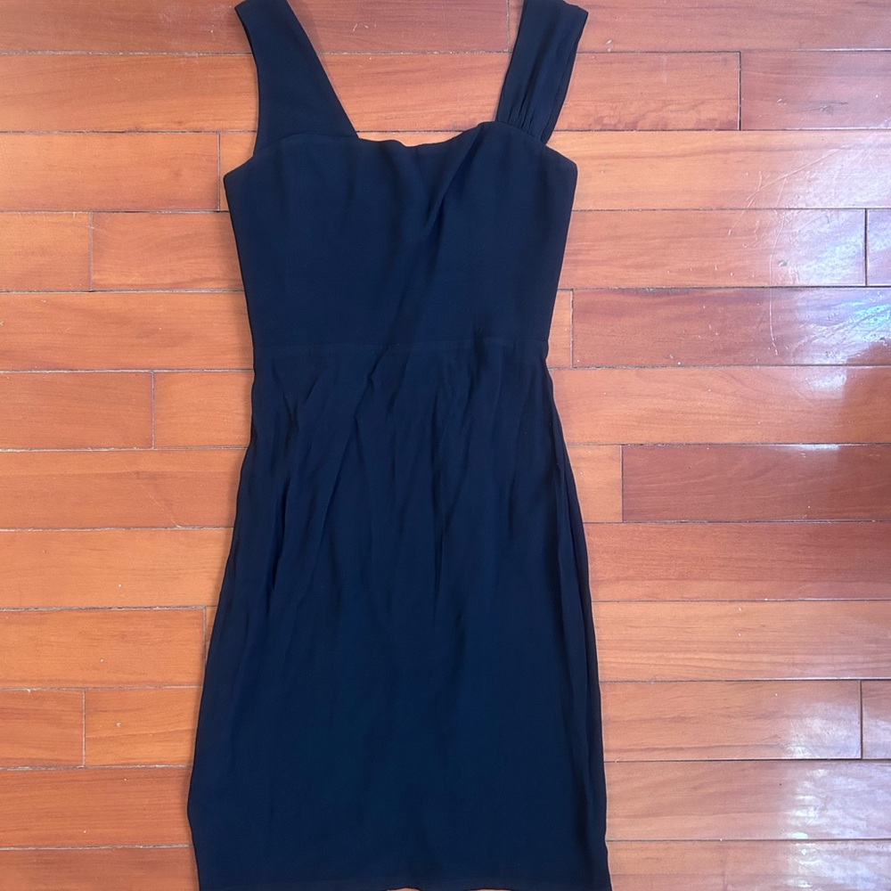 Reformation Black Midi Dress